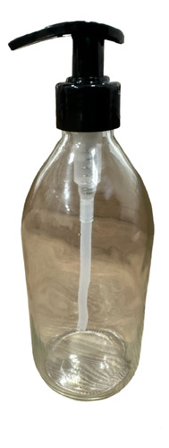 Frasco Botella De Vidrio Transp 500ml Con Cremera (pack X 5)