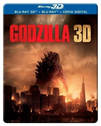 Blu-ray 3d + Blu-ray + Cópia Digital - Godzilla - Original