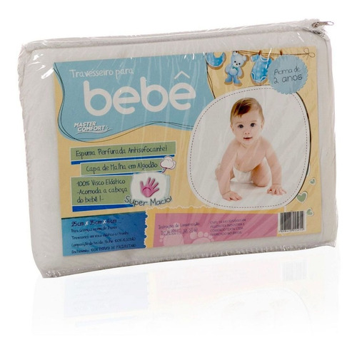 Travesseiro Infantil Baby Visco Malha - Antisufocante