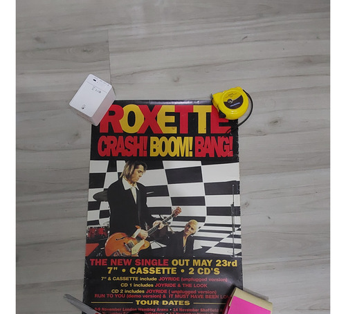 Poster Roxette Crash Boom Bang Cd Promo (Usado)