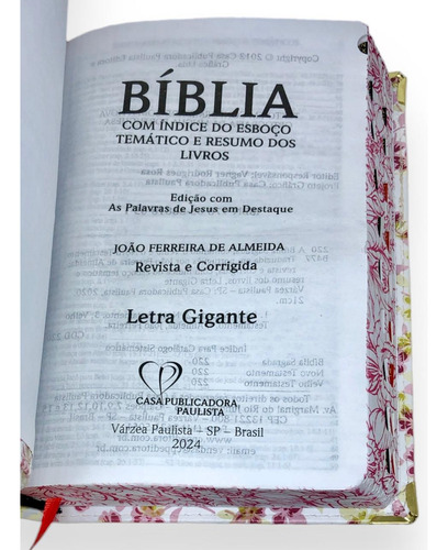 Bíblia Feminina Evangélica Letra Gigante Com Harpa Avivada E Índice Jovem Na Promoção - Jardim Rosa Linguagem Almeida Revista E Corrigida