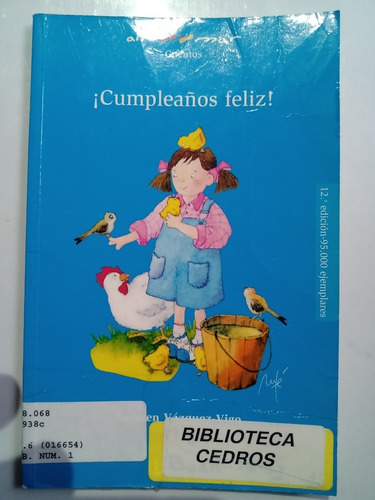 Libro Cumpleaños Feliz Carmen Vázquez Vigo
