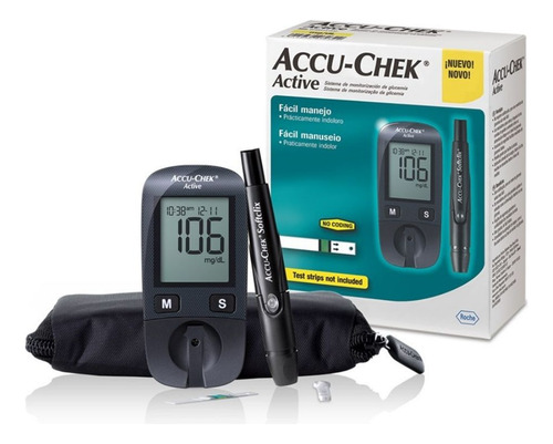 Aparelho De Glicemia Accu Check Active (kit)  - Roche