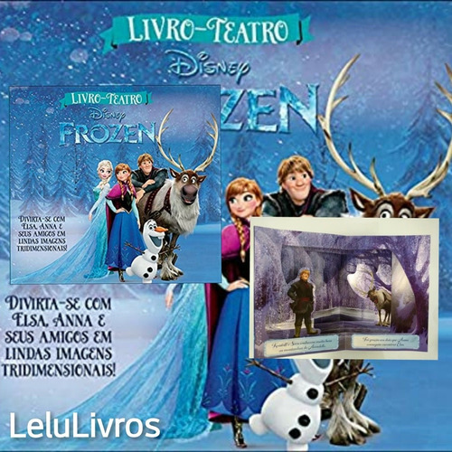 Livro Teatro Disney Frozen Uma Aventura Congelante, De Disney. Editora Online Em Português