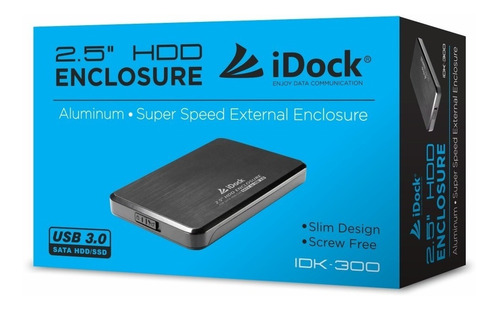 Gratis!!! Enclosure Hdd/ssd 2.5  Idock Idk-300 De Aluminio