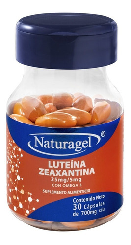 Luteína, Zeaxantina + Omega 3 C/30 Caps Naturagel 
