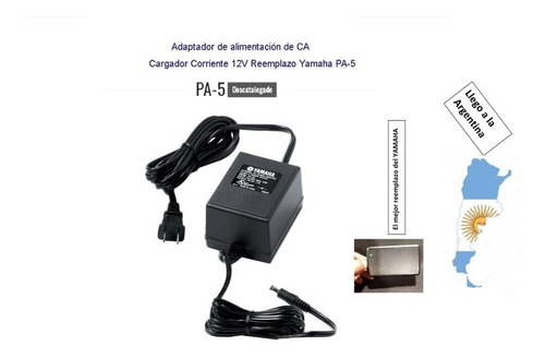 Reemplazo Del Adaptador, Fuente, Transformador Yamaha Pa-5d