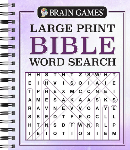 Libro: Brain Games Large Print Bible Word Search (brain