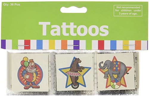 Diversión Expreso Bajo Tapa Grande De Kid Tatuajes Temporale