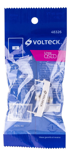 Toma Televisión Línea Oslo Color Blanco 48326 Blanco