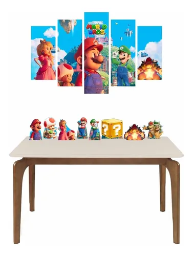 Kit Só Um Bolinho Super Mário Bros Filme Festa Aniversário