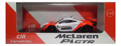 Miniatura Ayrton Senna Mclaren P1 Gt-r Cm-model 1:64 (7cm) Cor Vermelho