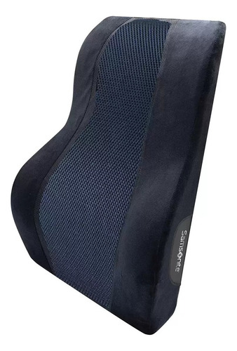 Cojin Con Soporte Lumbar, Samsonite, Para Veh Color Negro Negro Geométrico