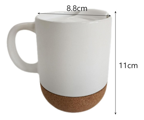 Taza De Café, Taza De Café Con Fondo De Corcho, Vajilla