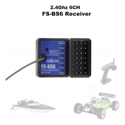 Para El Receptor Fs-bs6 2.4ghz 6ch Afhds2 Para Fs-g
