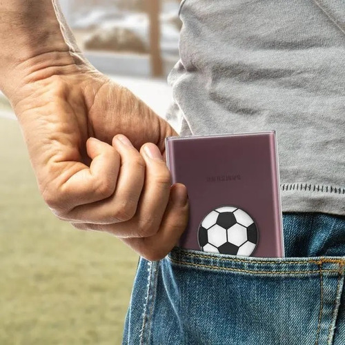 Imagen 4 de 6 de Soporte Celular Adhesivo Pelota Fútbol Ideal Souvenirs X 12