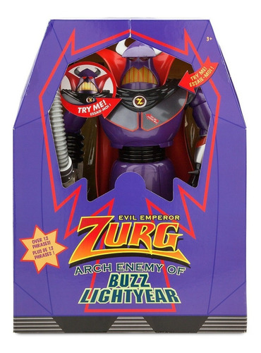 Muñeco Zurg Toy Story Original Disney Con Luces Y Sonidos.