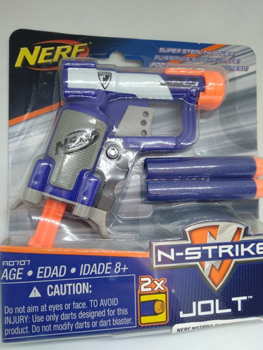 Nerf N - Strike Pistola + 2 Dardos Original Jolt Hasbro®