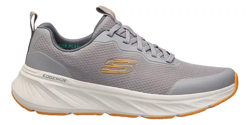 Skechers Tenis Edgeride Gri Hombre Gris