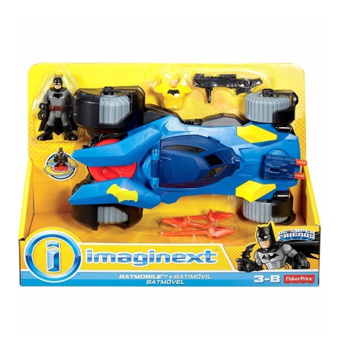 Imaginext Dc Super Friends Batimovil Original Mattel