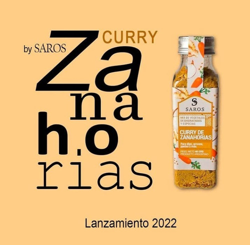 Mix De Vegetales Saros Curry De Zanahorias 40 G