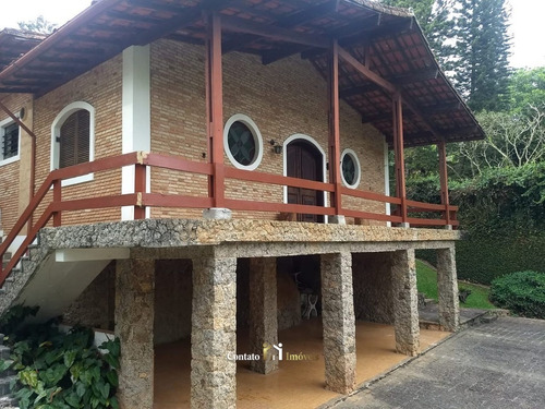 Imagem 2 de 15 de Casa Estilo Chácara Locação Condomínio Atibaia - Cc0267-2