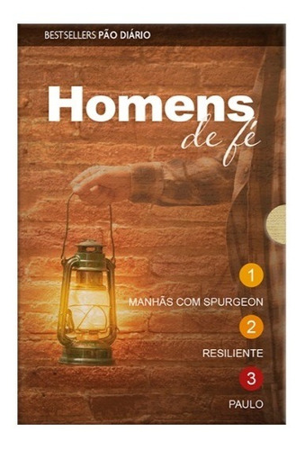 Box 3 Livros Homens De Fé | Spurgeon | Resiliente | Paulo