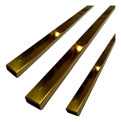 Listelo P/ Acabamento Decorativo Inox 30x10x1200mm Dourado 