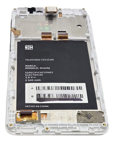 Pantalla Lcd Marco Touch Para Zuum Gravity Blanco