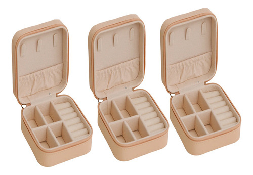 S Estuche Organizador De Joyas Portátil De 3 Piezas, Joyero