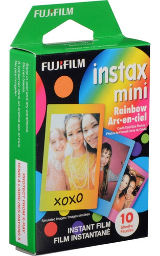 10 Fotos Fuji Instax Mini Rainbow 