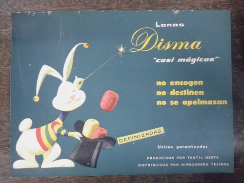 Imagen 1 de 3 de 2 Publicidades 1959 * Disma / Nutrex * Anverso Reverso *