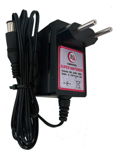 Kit Cabo Rf Fonte E Controle Super Nintendo Cor Verde