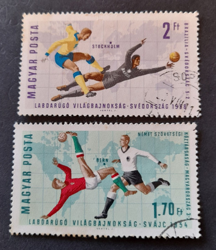 Sello Postal Hungría - Campeonato Mundial De Futbol 1966