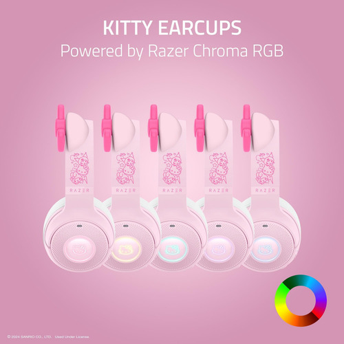 Razer Kraken Kitty V2 Bt Wireless Rgb Auriculares: Chroma Rg