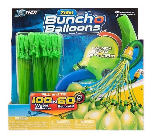Bunch O Balloons 100 Bombuchas En 60 Segundos Con Lanzador