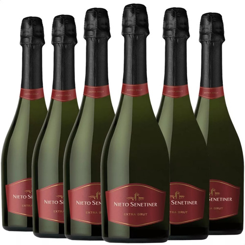 Champaña Nieto Senetiner Extra Brut 750ml Caja X6 Champagne