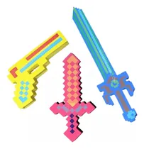 Comprar Combo Armas Goma Eva Mine X3 Craft Arma Espadas Encantada