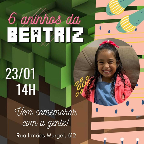 Imagem 1 de 3 de Convite Digital - Qualquer Tema E Ocasião