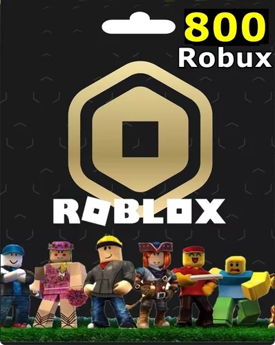 Roblox - 800 Robux ao Melhor Preço