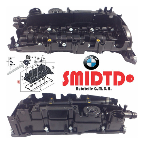 Tapa Punterìas Pcv Y Juntas Bmw Serie X1 E84 2.0l 2009-2015