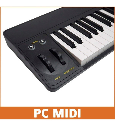 Midiplus Ak490 Teclado Controlador Midi 49 Teclas Sensitivo