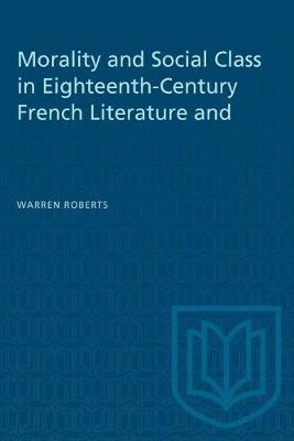 Libro Morality And Social Class In Eighteenth-century Fre...