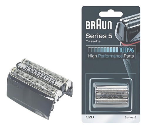 Repuesto Afeitadora Braun Serie 5 52b 5020 5030 5040 Casete Color Negro