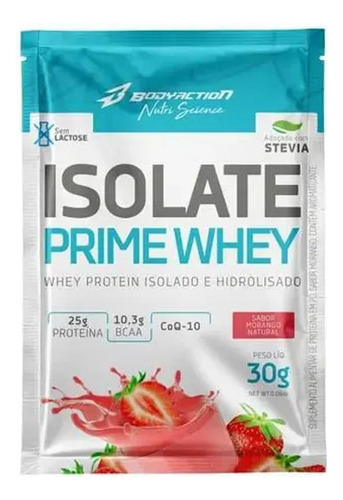 Isolate Prime Display 10 Saches 30g Morango Body Action