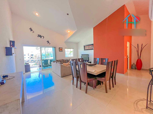 Cad Diamante Lakes Zafiro 327. Terraza Con Vista A La Alberca Y Jardines