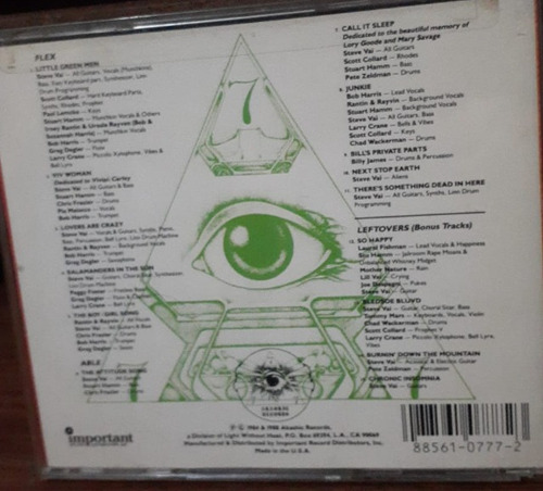 Steve Vai Flexable Cd Made In Usa (Usado)