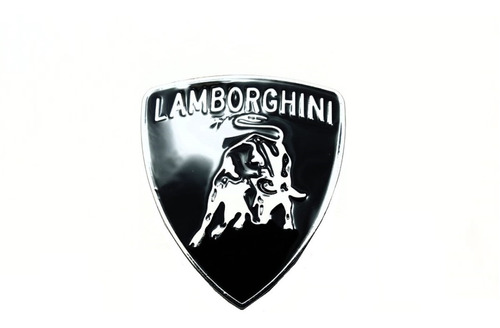 Emblema Touro Lamborghini Metal Pintura Automotiva 6cm/5,3cm