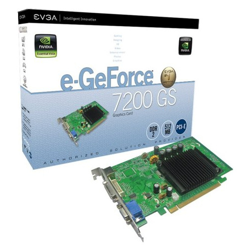 Evga Geforce 7200 Gs 512 Mb Ddr2 Pci Express Vga/dvi/hdtv Gr