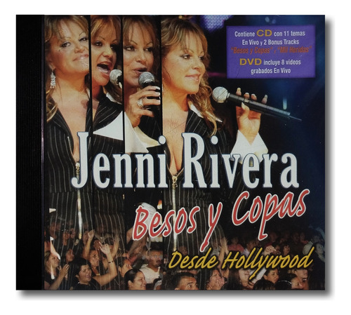 Jenni Rivera - Besos Y Copas Desde Hollywood - Cd + Dvd